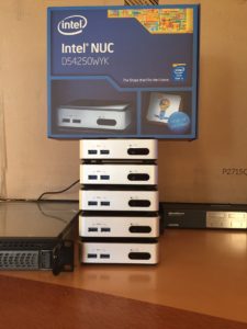 My home data center NUC cluster